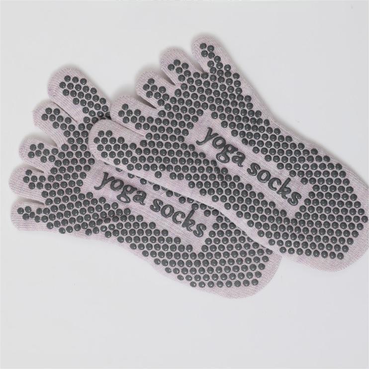 3 Pairs Elegant Yoga Pilates Cross Strap Grip Toe Socks Test Sample
